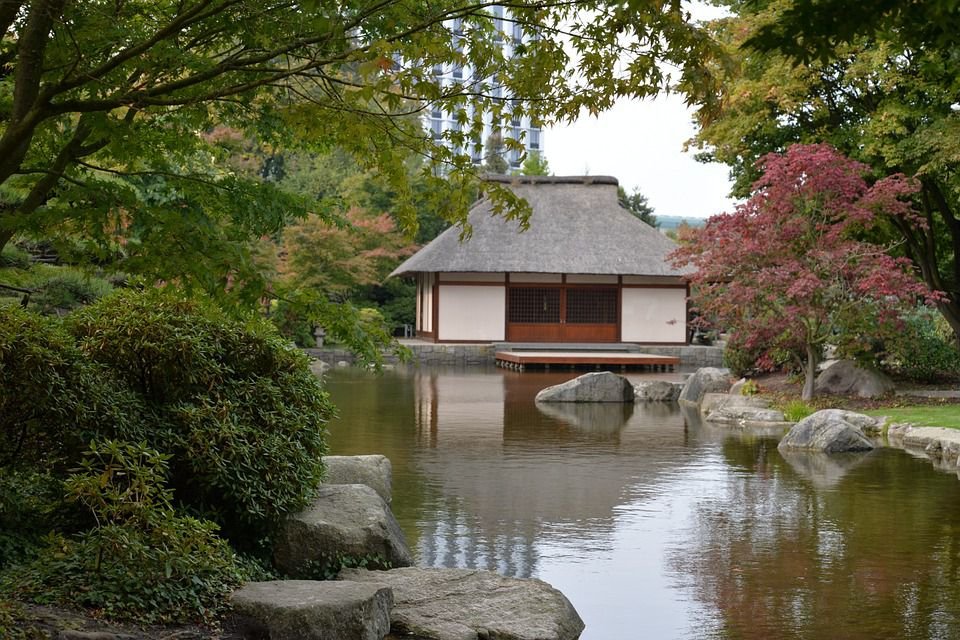 Kiến trúc Nhật Bản nhà vườn gắn liền